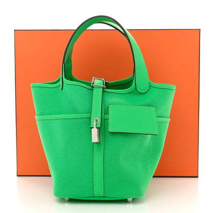 Hermes Toile Goeland Swift Cargo Picotin Lock 18 Vert Comics 11 of 11