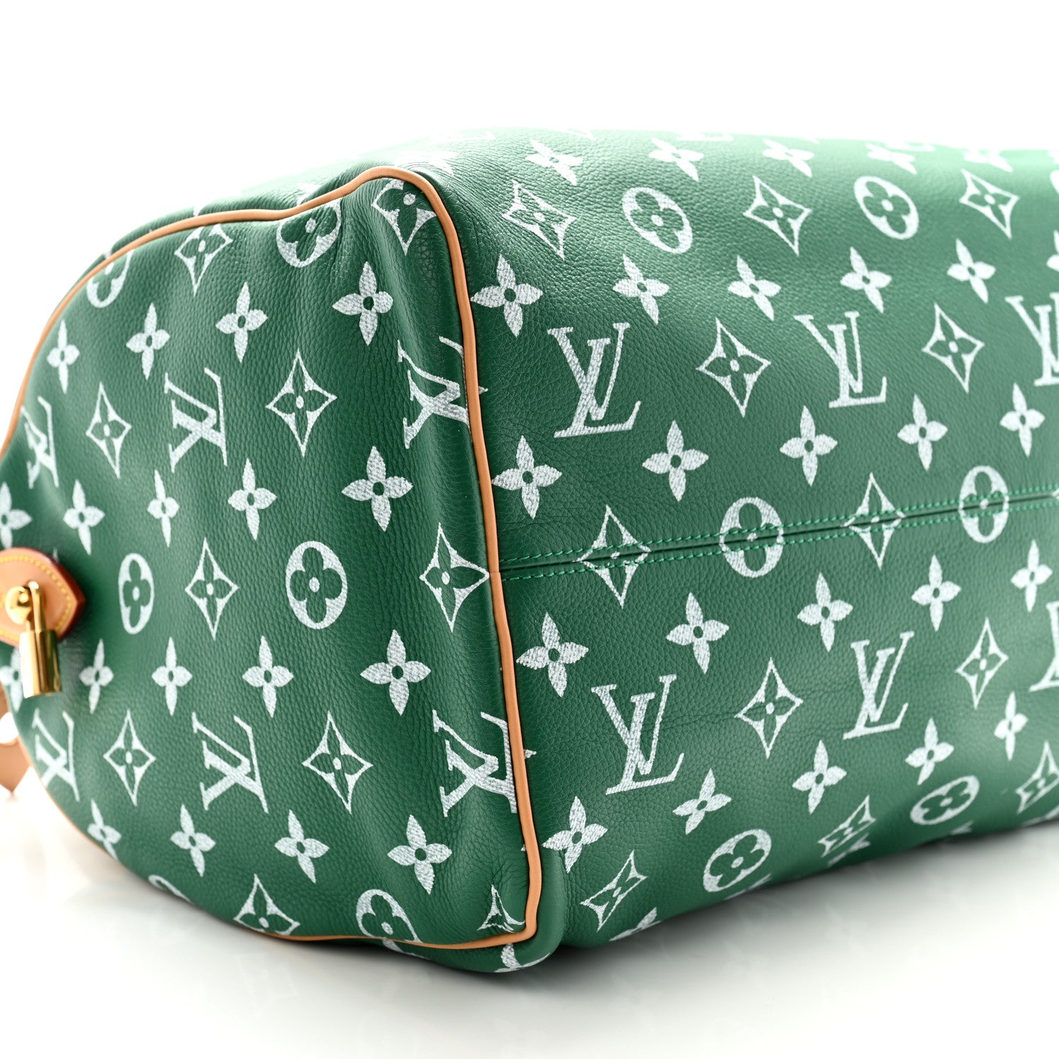 Louis Vuitton Calfskin Monogram Speedy P9 Bandouliere 40 Green 9 of 10