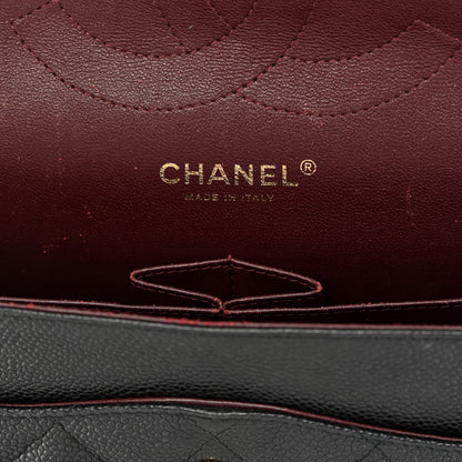 Chanel Caviar Quilted Jumbo Double Flap Black 6 of 15