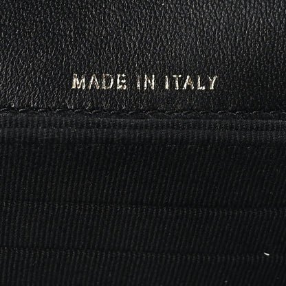 Chanel Lambskin Quilted CC Pouch With Handle Black 8 of 11