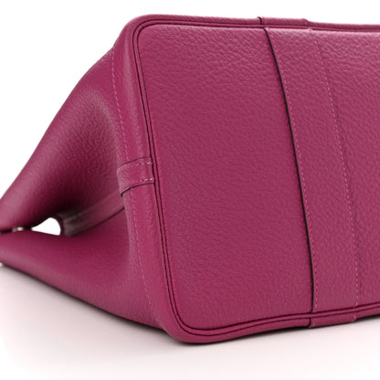 Hermes Vache Country Garden Party MM 36 Rose Pourpre 8 of 9