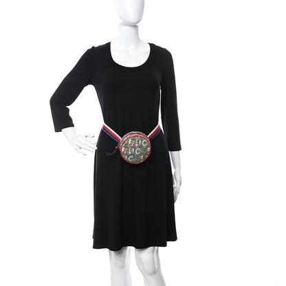 Gucci GG Supreme Monogram Web Childrens Print Round Belt Bag Multicolor 2 of 10