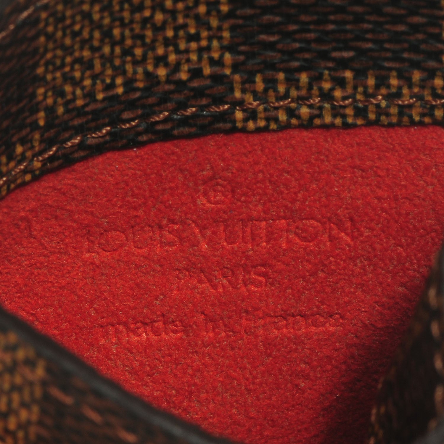 Louis Vuitton Damier Ebene Simple Eyeglass Case 6 of 7