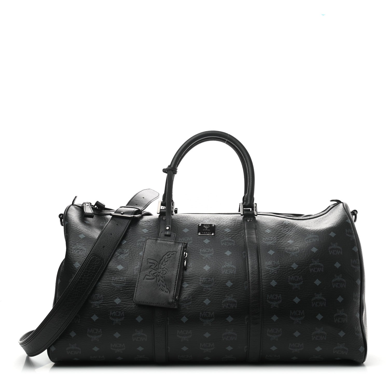 MCM Visetos XLarge Traveler Weekender Bag Black 1 of 8