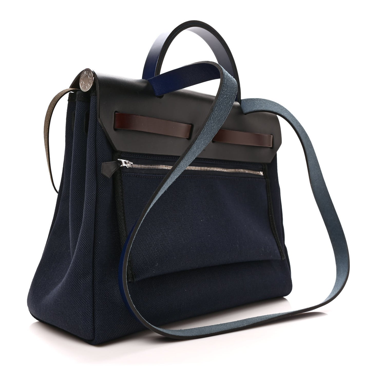 Military Toile Vache Hunter Herbag Zip 31 PM Bleu Marine Bleu Saphir Black