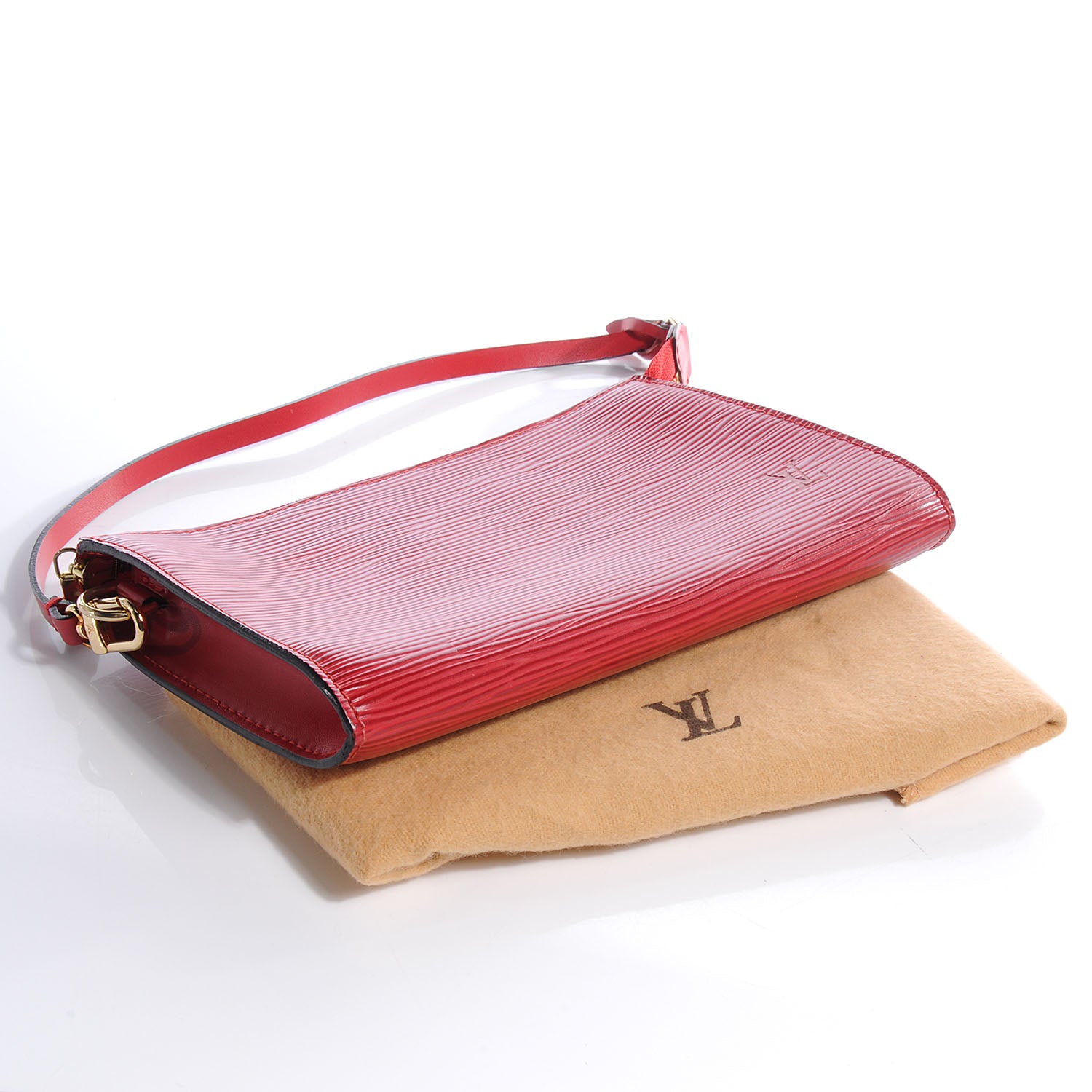 Louis Vuitton Epi Pochette Accessories 24 Rouge 4 of 7