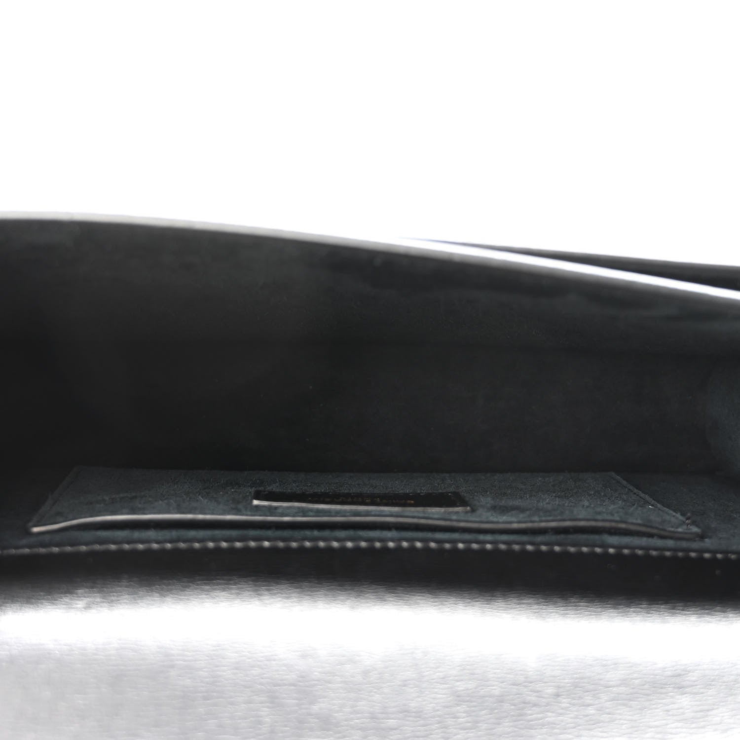 Saint Laurent Smooth Calfskin Medium Monogram Sunset Satchel Black 4 of 9