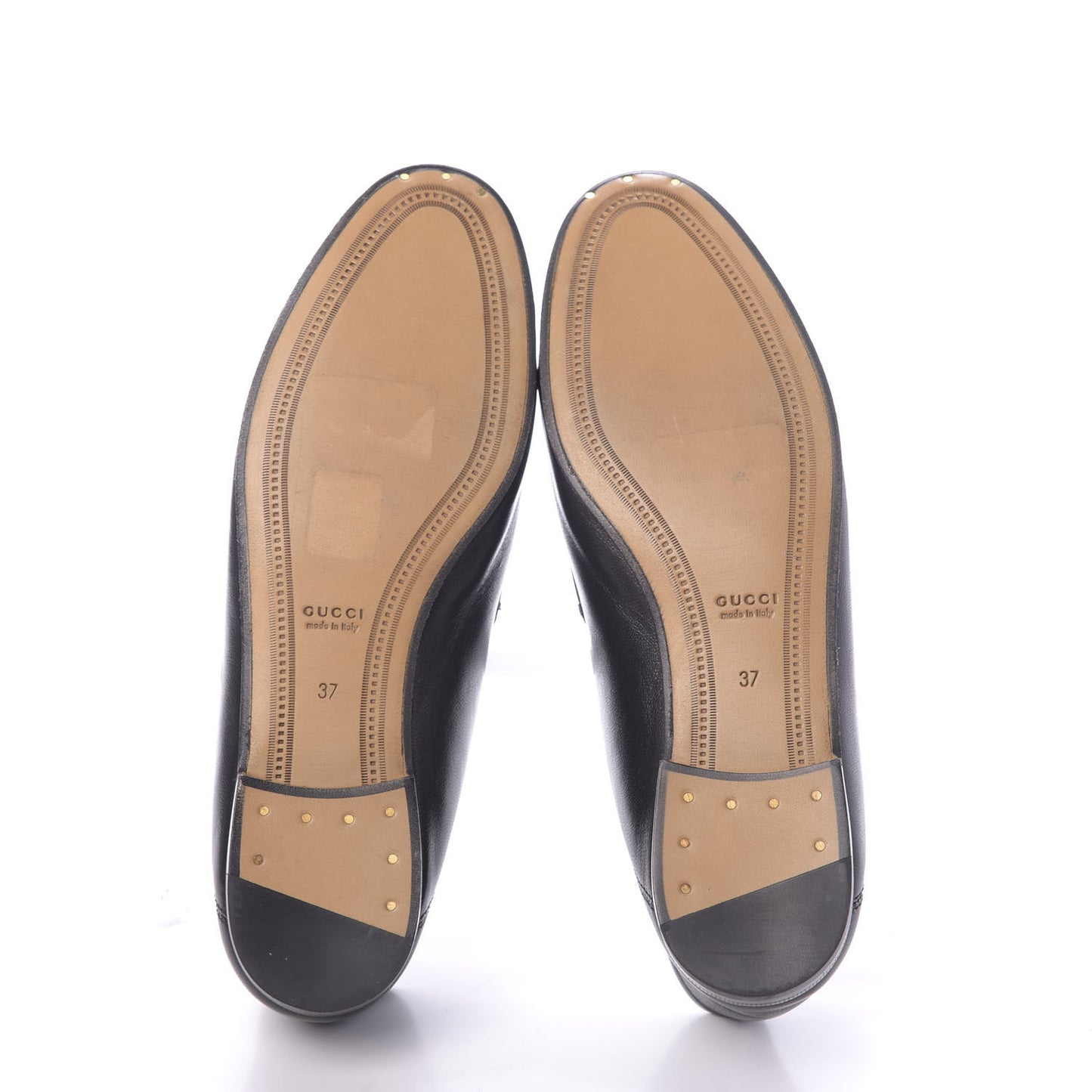 Lambskin Womens Brixton Horsebit Loafers 37 Black