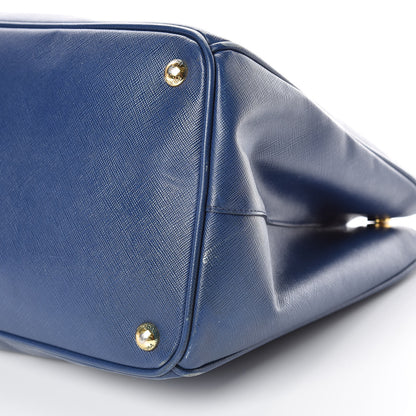Prada Saffiano Lux Large Tote Bluette 9 of 25