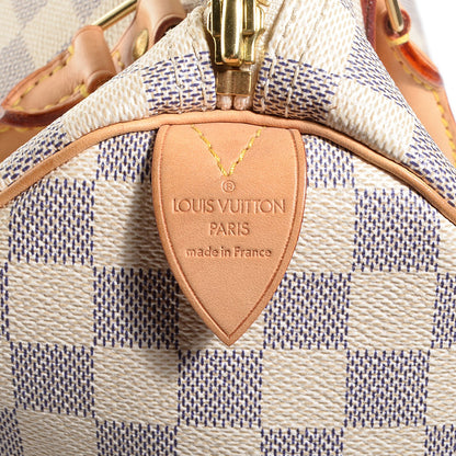 Louis Vuitton Damier Azur Speedy 30 7 of 7