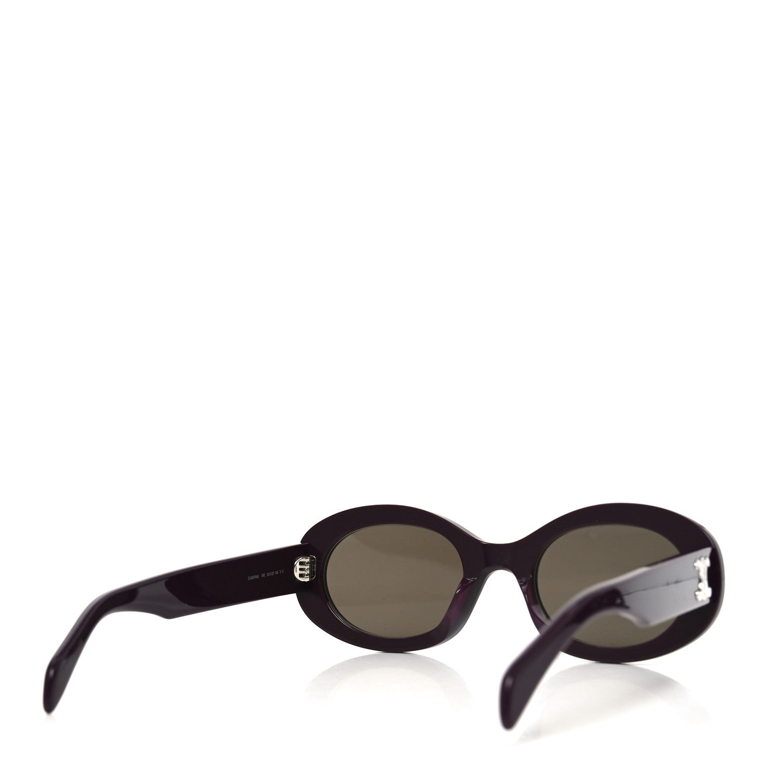 Celine Acetate Triomphe 01 Sunglasses CL 40194U Burgundy 4 of 7