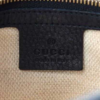 Gucci Pebbled Calfskin Medium Soho Flap Crossbody Black 6 of 11