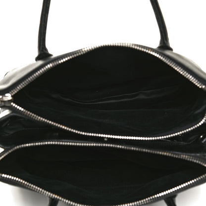 Miu Miu Vitello Shine Top Handle Satchel Black 4 of 13