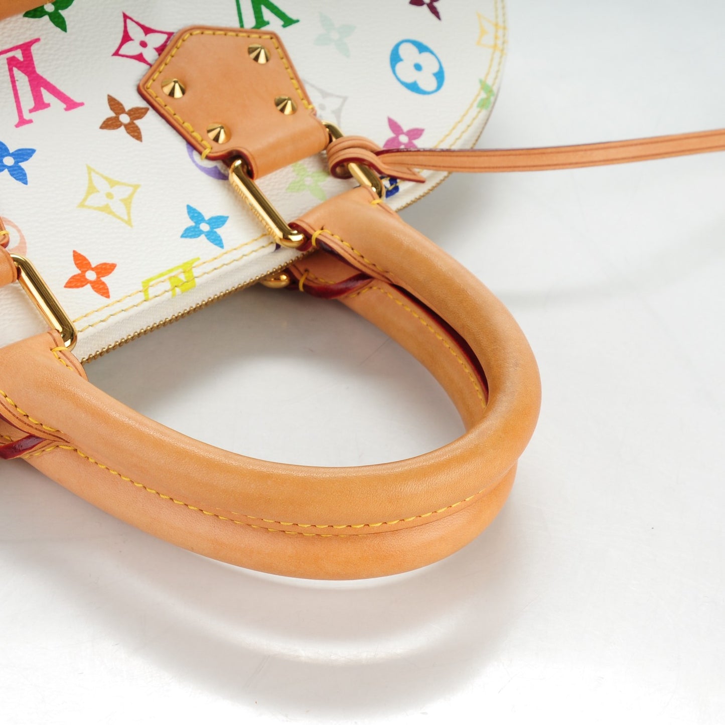 Monogram Multicolor Alma GM White