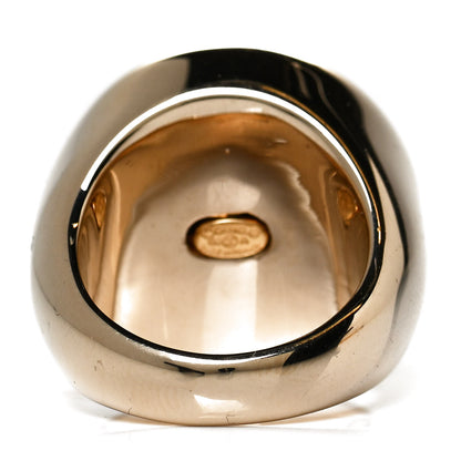Chanel Coin Signet Ring 7 Gold 3 of 4
