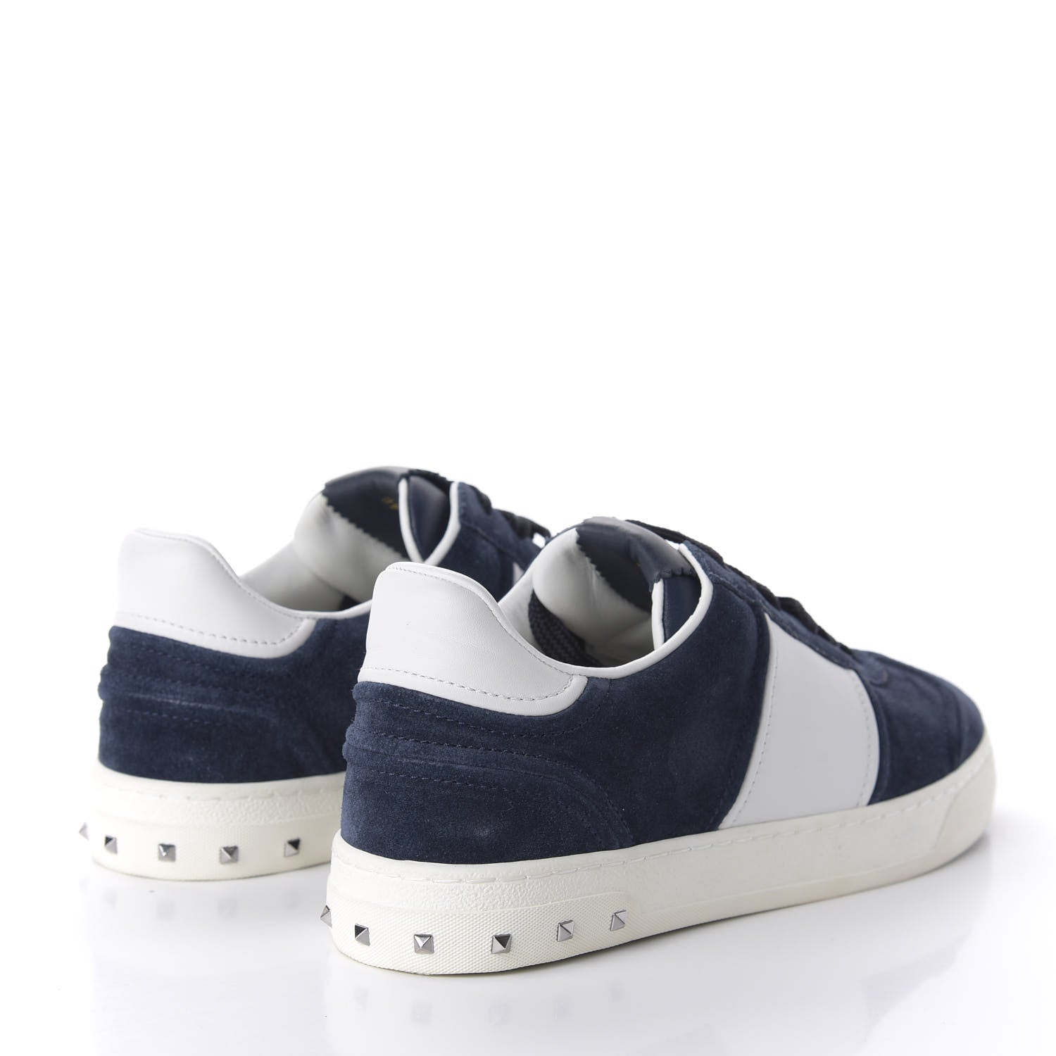 Valentino Garavani Suede Womens Flycrew Sneakers 40 Navy 4 of 8