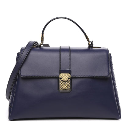 Bottega Veneta French Calfskin Medium Piazza Bag Atlantic 1 of 11