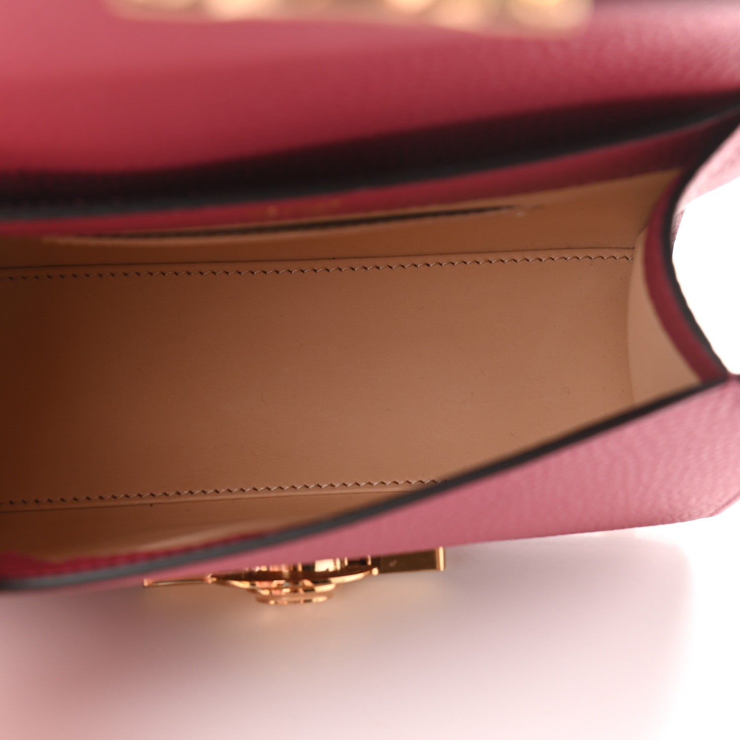 Moynat Taurillon Blush Rejane BB Litchi 7 of 10