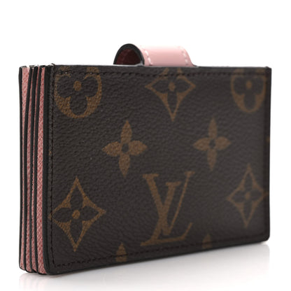 Louis Vuitton Monogram Gusset Card Holder Rose Ballerine 3 of 7