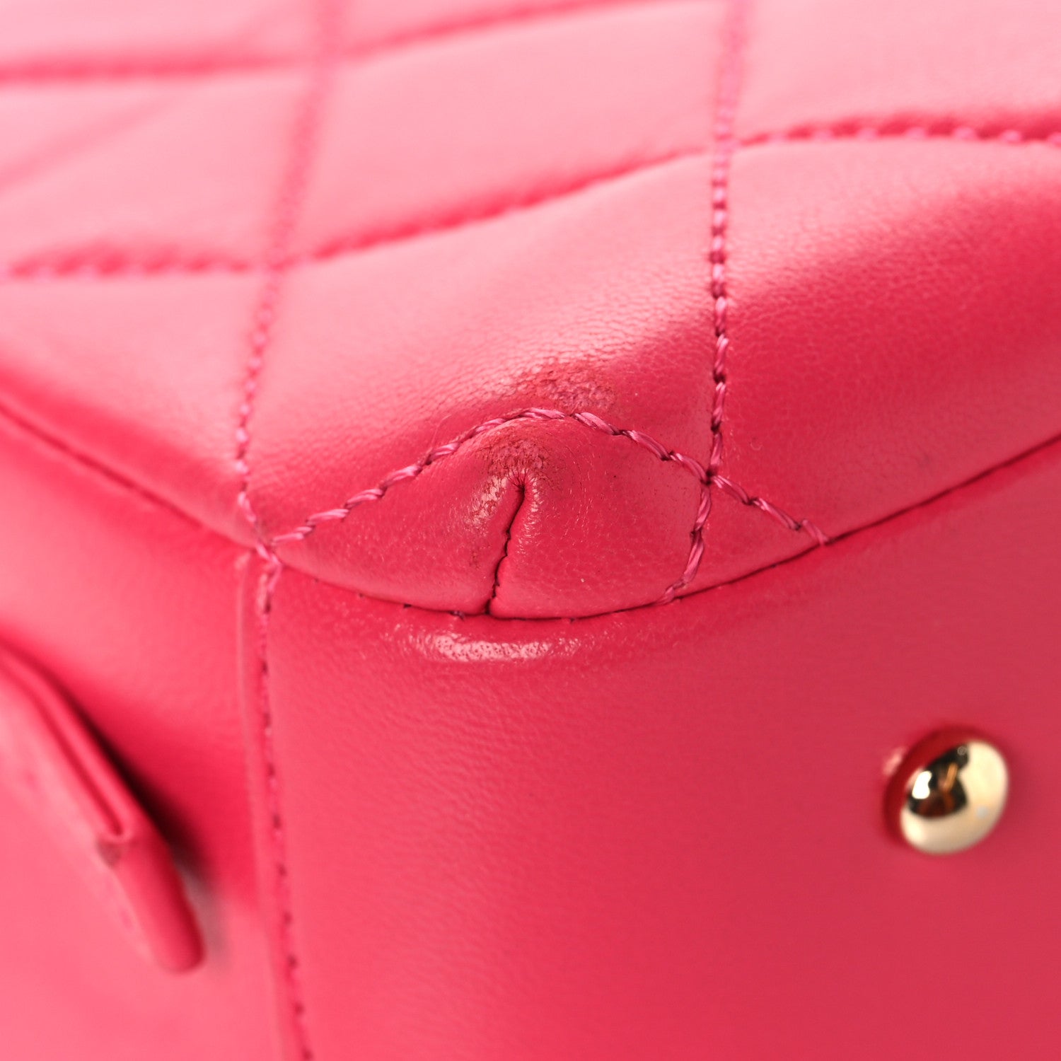 Chanel Lambskin Quilted Small Trendy CC Bowling Bag Pink 12 of 14