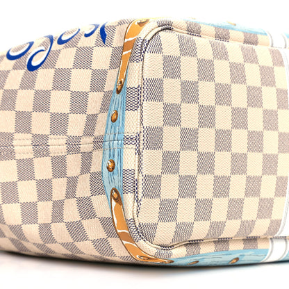 Louis Vuitton Damier Azur Summer Trunks Forte Dei Marmi Neo Neverfull MM 9 of 10