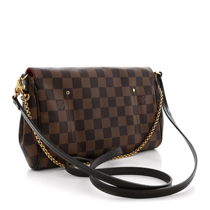 Louis Vuitton Damier Ebene Favorite MM 3 of 10
