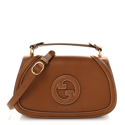 Gucci Calfskin Large Blondie Top Handle Flap Bag Sundial 1 of 8