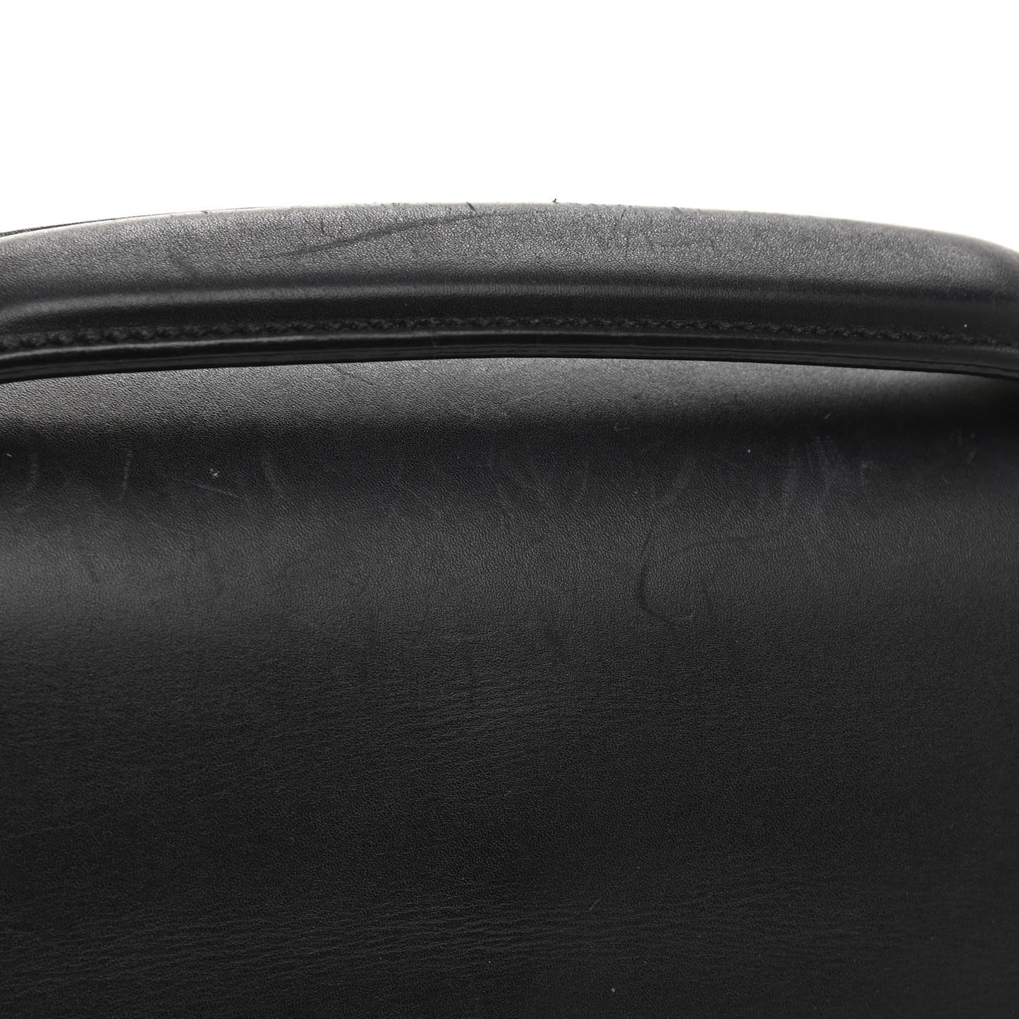 Calfskin GG Marmont Top Handle Briefcase Black