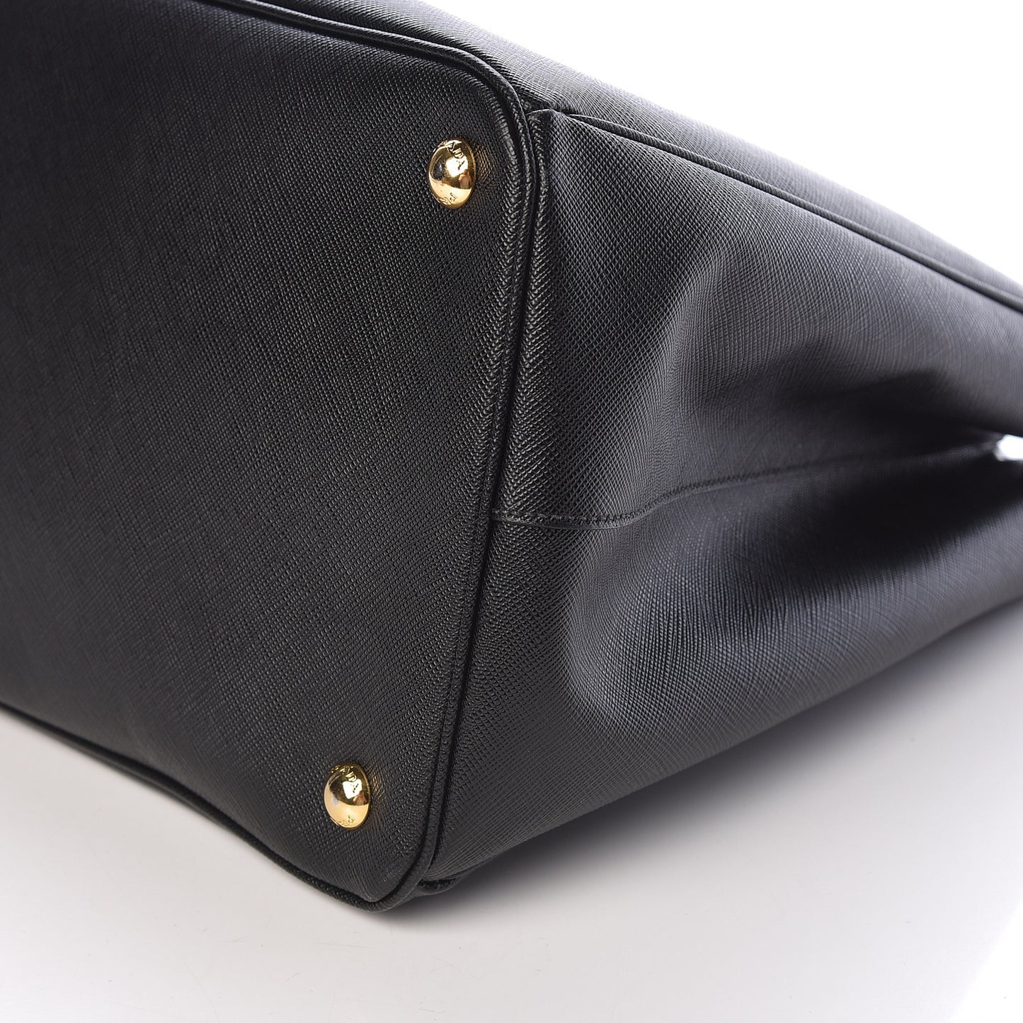 Saffiano Lux Large Tote Black