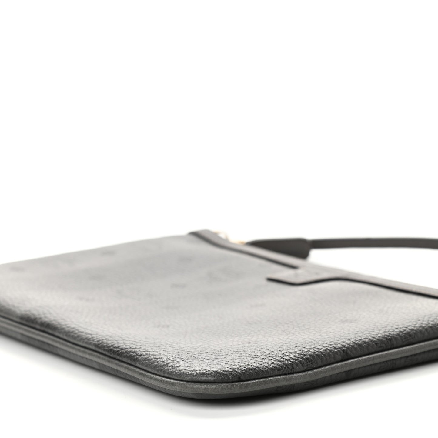 Striped Visetos Liz Shopper Tote Pouch Phantom Grey