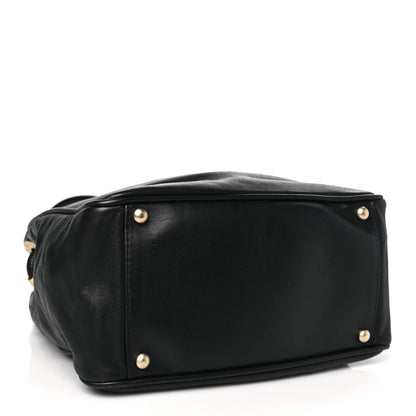 Chanel Lambskin Camellia Tote Black 4 of 10