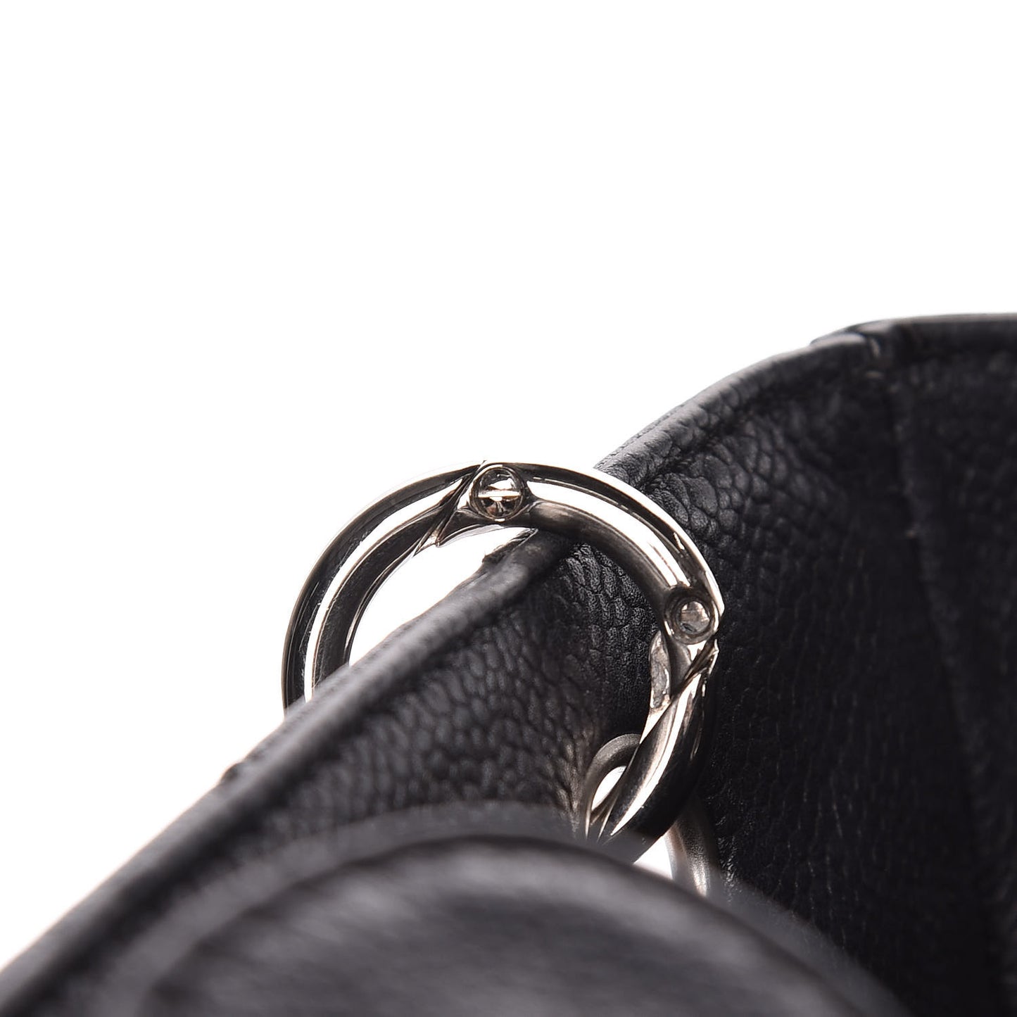 Caviar Quilted Petit Shopping Tote PST Black