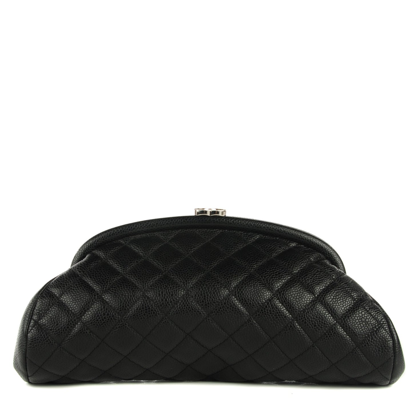 Caviar Quilted Timeless Clutch Black