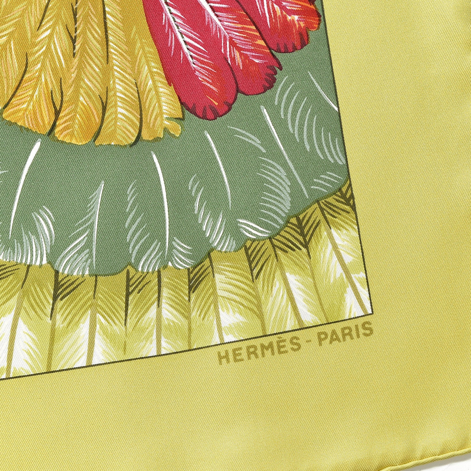 Hermes Silk Brazil Scarf 90 2 of 5