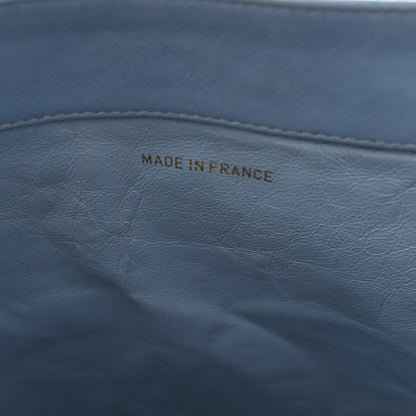 Chanel Lambskin Jumbo CC Shoulder Bag Blue 7 of 11