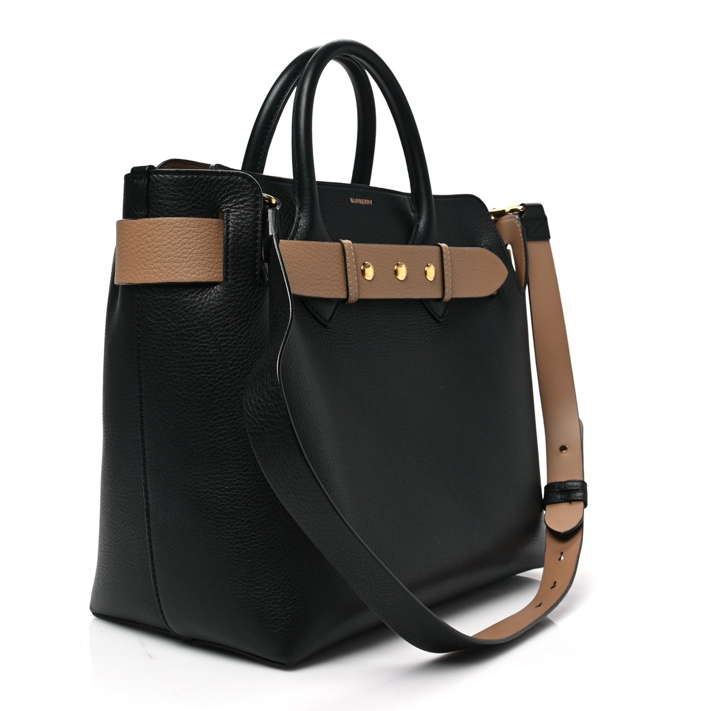 Soft Grain Calfskin Medium Belt Bag Black