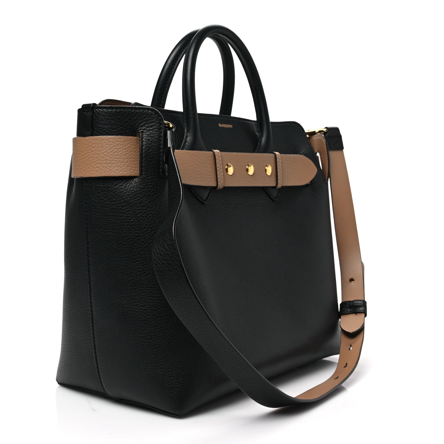 Burberry Soft Grain Calfskin Medium Belt Bag Black 3 of 8