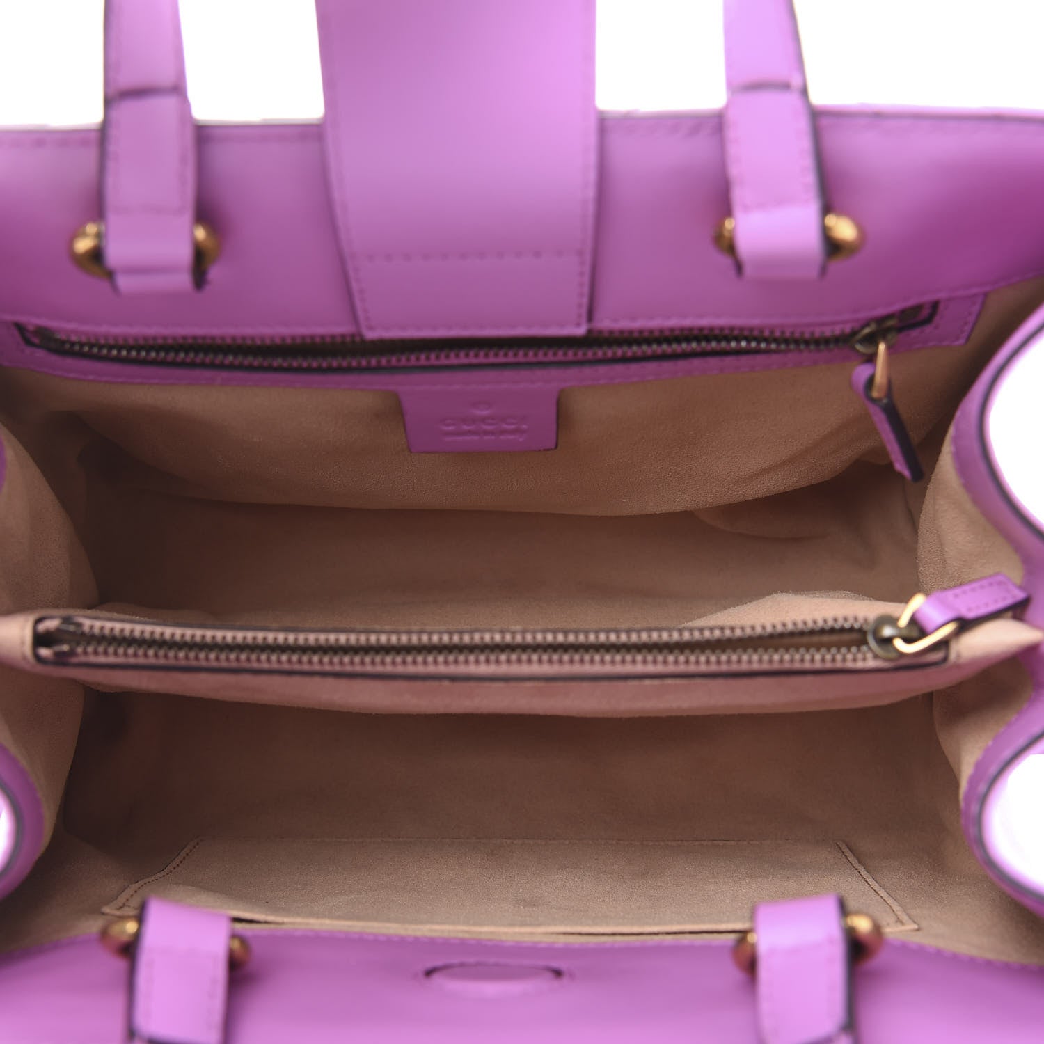 Gucci Calfskin Matelasse Small GG Marmont Tote Candy Mousse 6 of 12