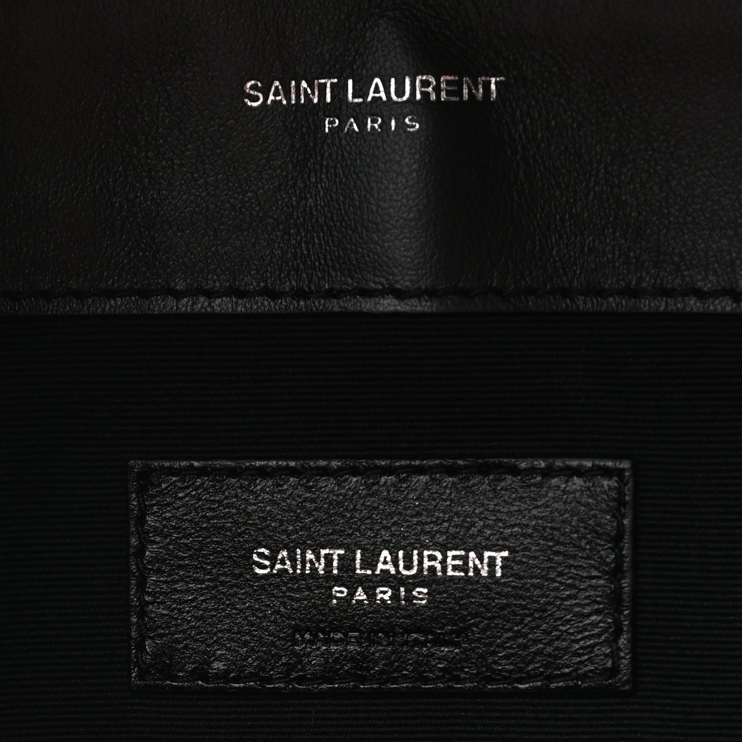 Calfskin Y Quilted Monogram Loulou Document Holder Black