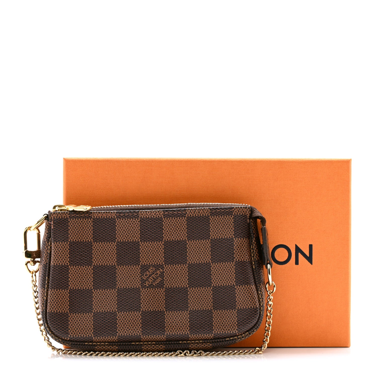 Louis Vuitton Damier Ebene Mini Pochette Accessories 8 of 8