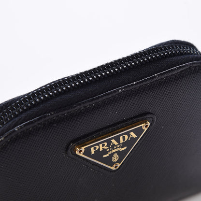 Prada Saffiano Coin Purse Black 9 of 9