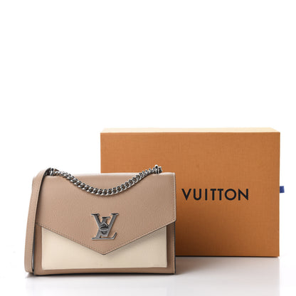 Louis Vuitton Soft Calfskin Mylockme Chain Bag BB Papyrus Creme 11 of 11