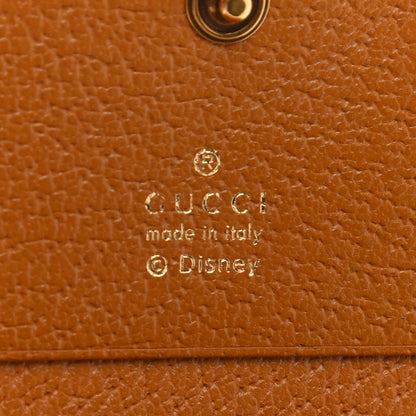 Gucci X DISNEY Mini Vintage GG Supreme Monogram Mickey Mouse Card Holder Wallet Beige Vintage Sun Oil 6 of 7