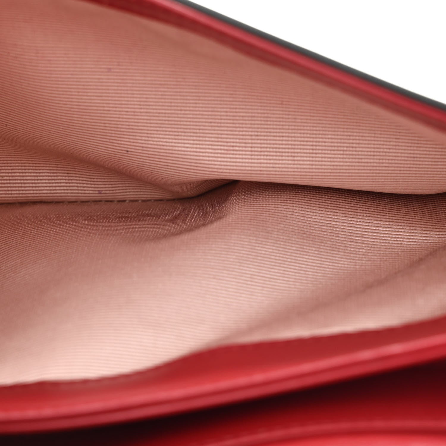 Gucci Vitello Palmellato Lux Bi-Color Small Arli Flap Shoulder Bag New Cherry Red Black 6 of 14