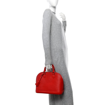 Louis Vuitton Epi Alma PM Coquelicot 2 of 9