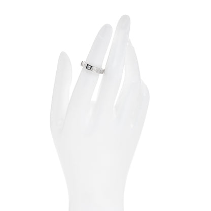 Bulgari 18K White Gold Diamond B.Zero1 Essential Band Ring 49 4.75 2 of 5