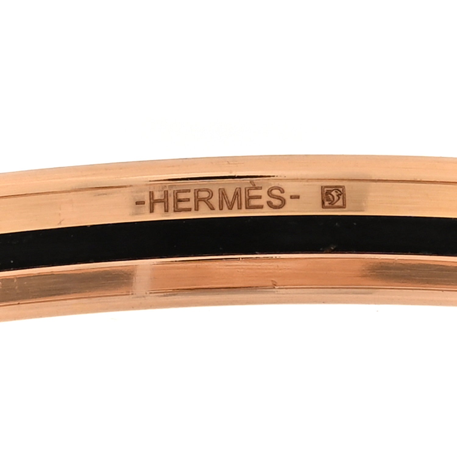 Hermes Enamel Extra Narrow Uni Bracelet 65 Orange Fruits 5 of 5