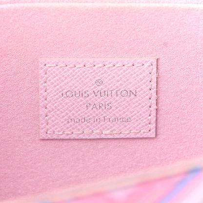 Louis Vuitton Epi Tropical Pochette Felicie Blue Rose 9 of 10