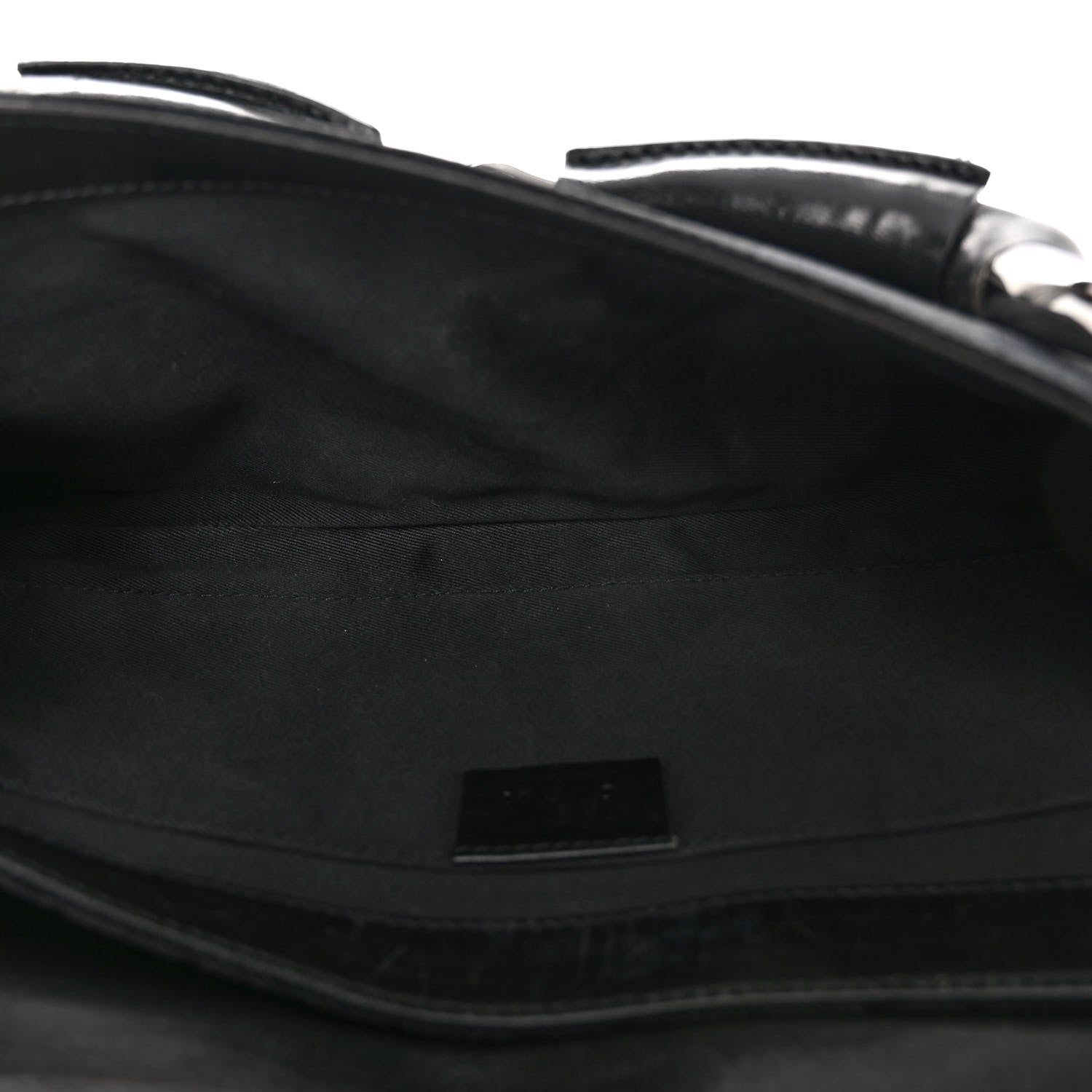 Gucci Monogram Studded Horsebit Clutch Black 5 of 11