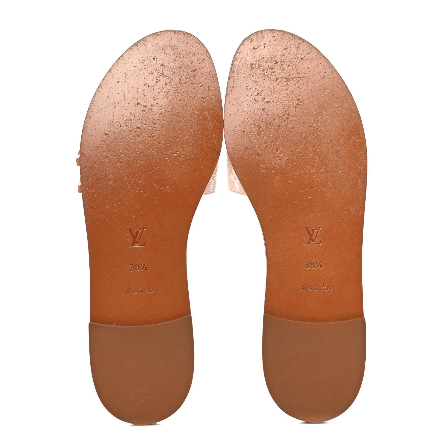 Louis Vuitton Monogram By The Pool Lock It Flat Mule 38.5 Pink 5 of 10